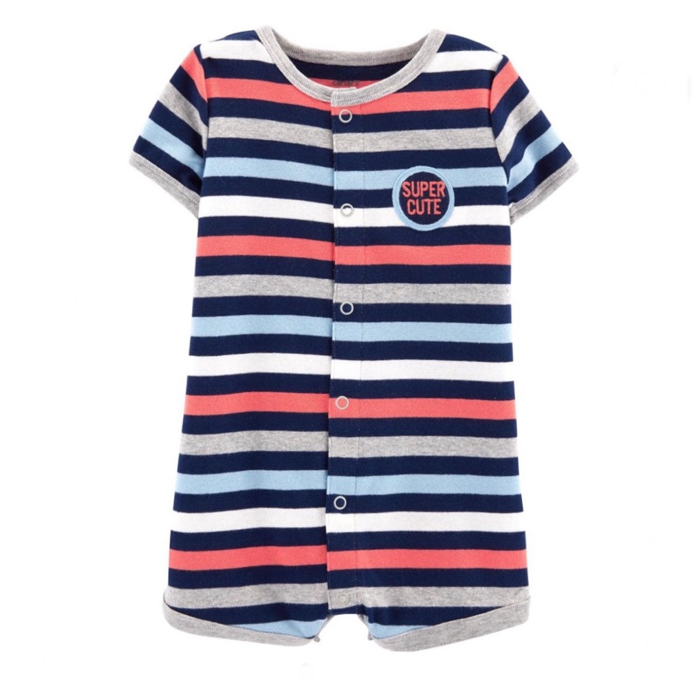 CARTER’S Super Dog Snap-Up Romper NWT -9 MOS